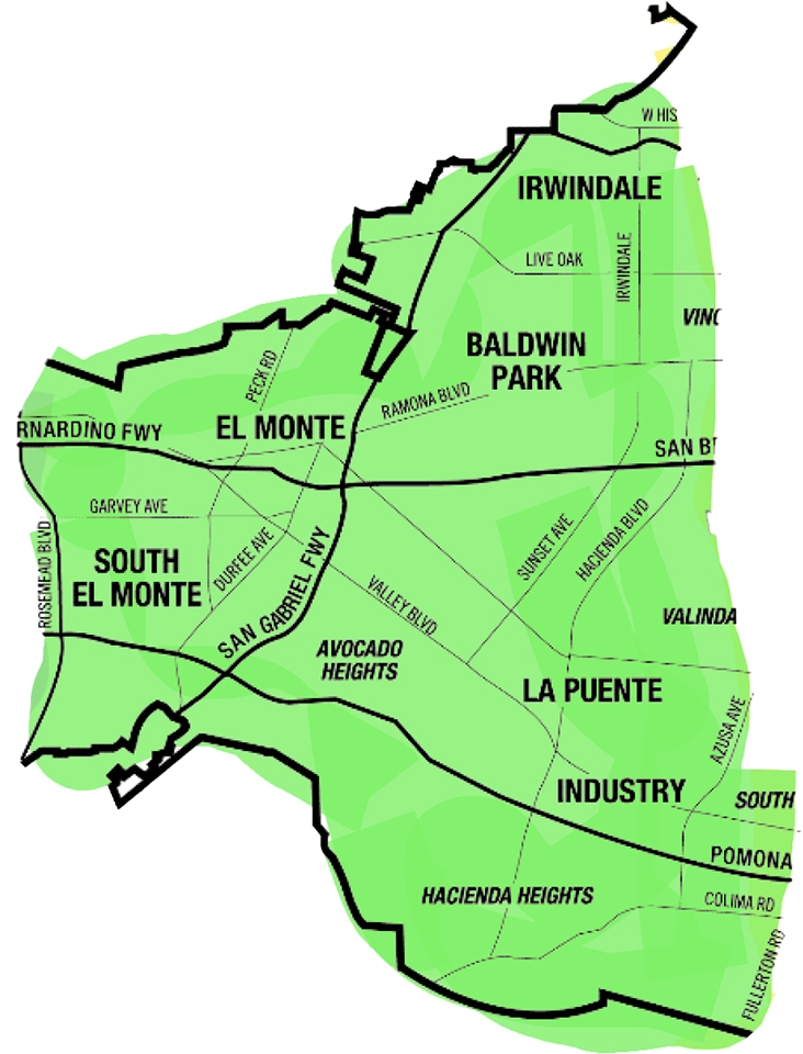 green area assigned map
